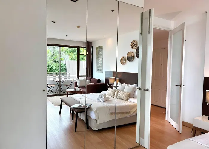 Appartamento Wander Nana - Skyline View Apartment Near Terminal 21 Bangkok